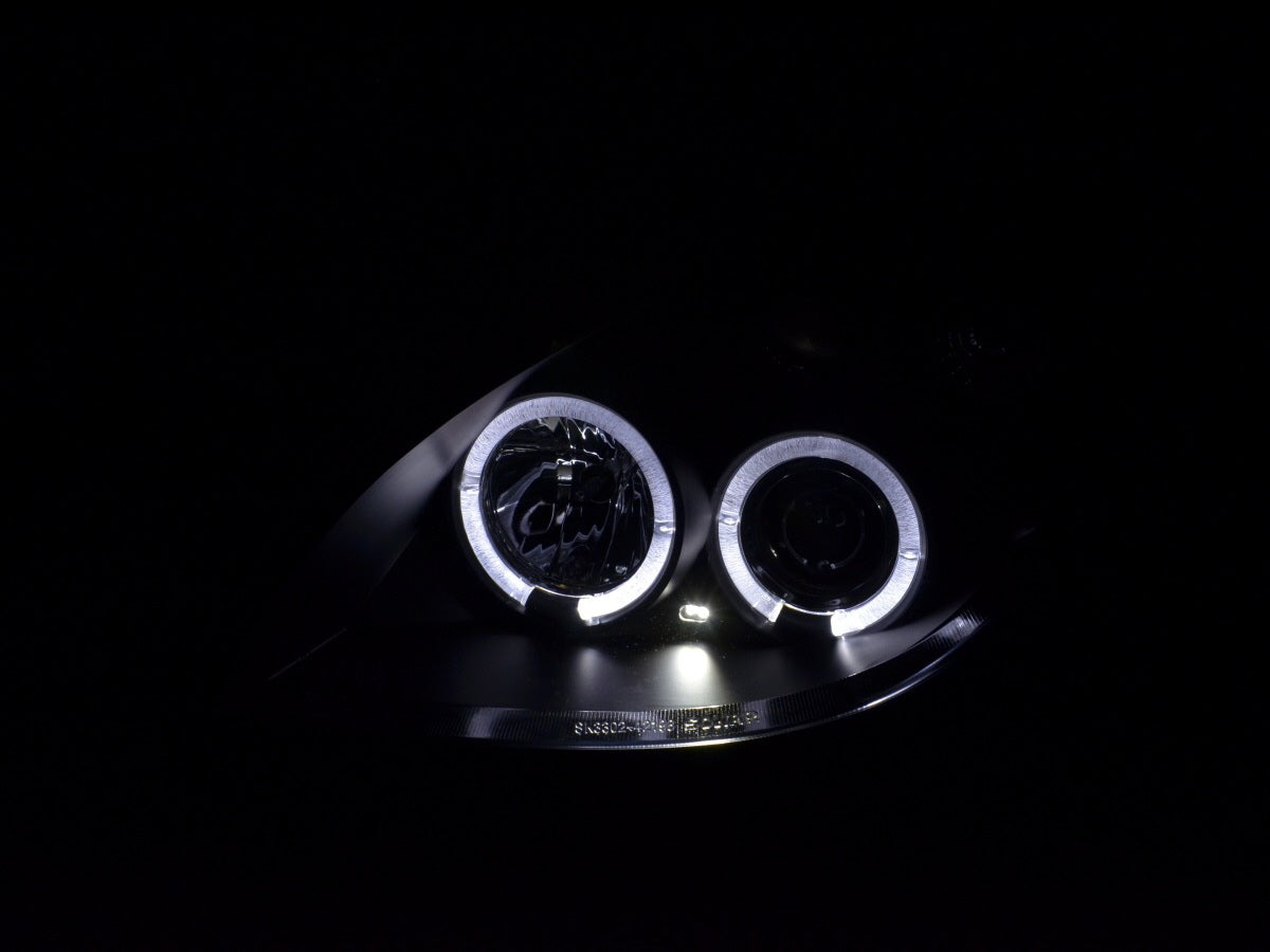 Headlight set Citroen Xsara type N7 00-05 black
