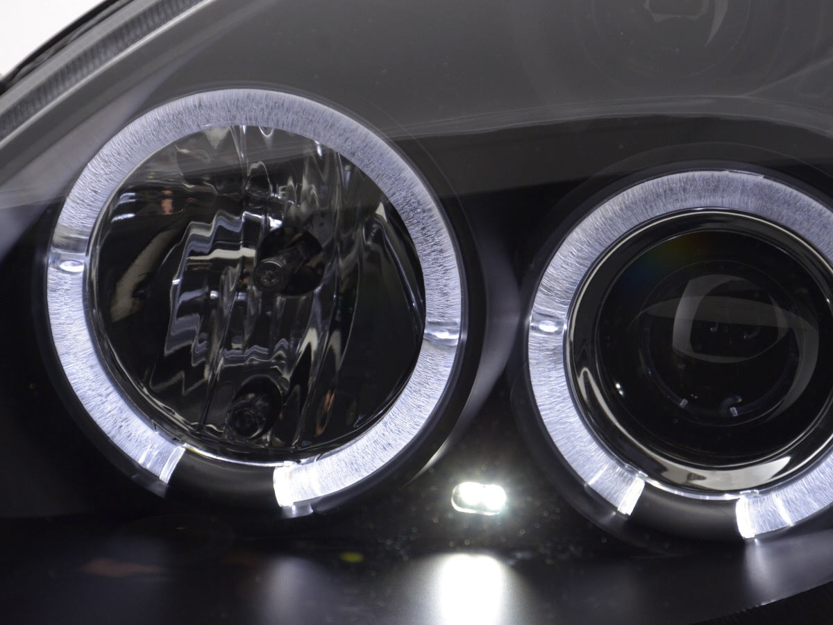 Headlight set Citroen Xsara type N7 00-05 black