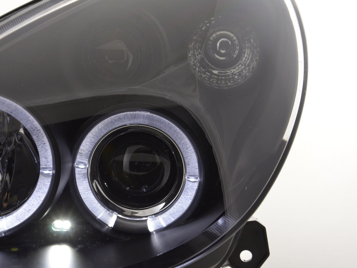 Headlight set Citroen Xsara type N7 00-05 black