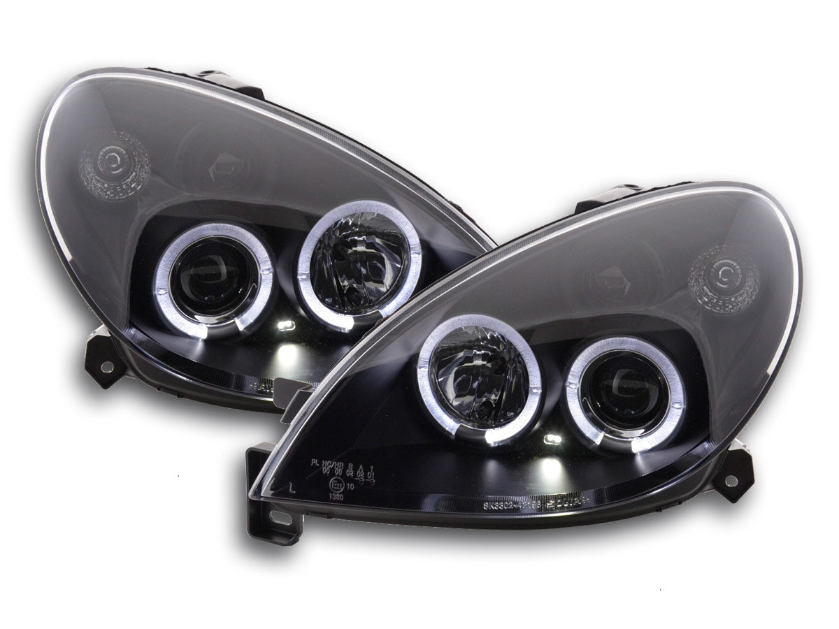 Headlight set Citroen Xsara type N7 00-05 black