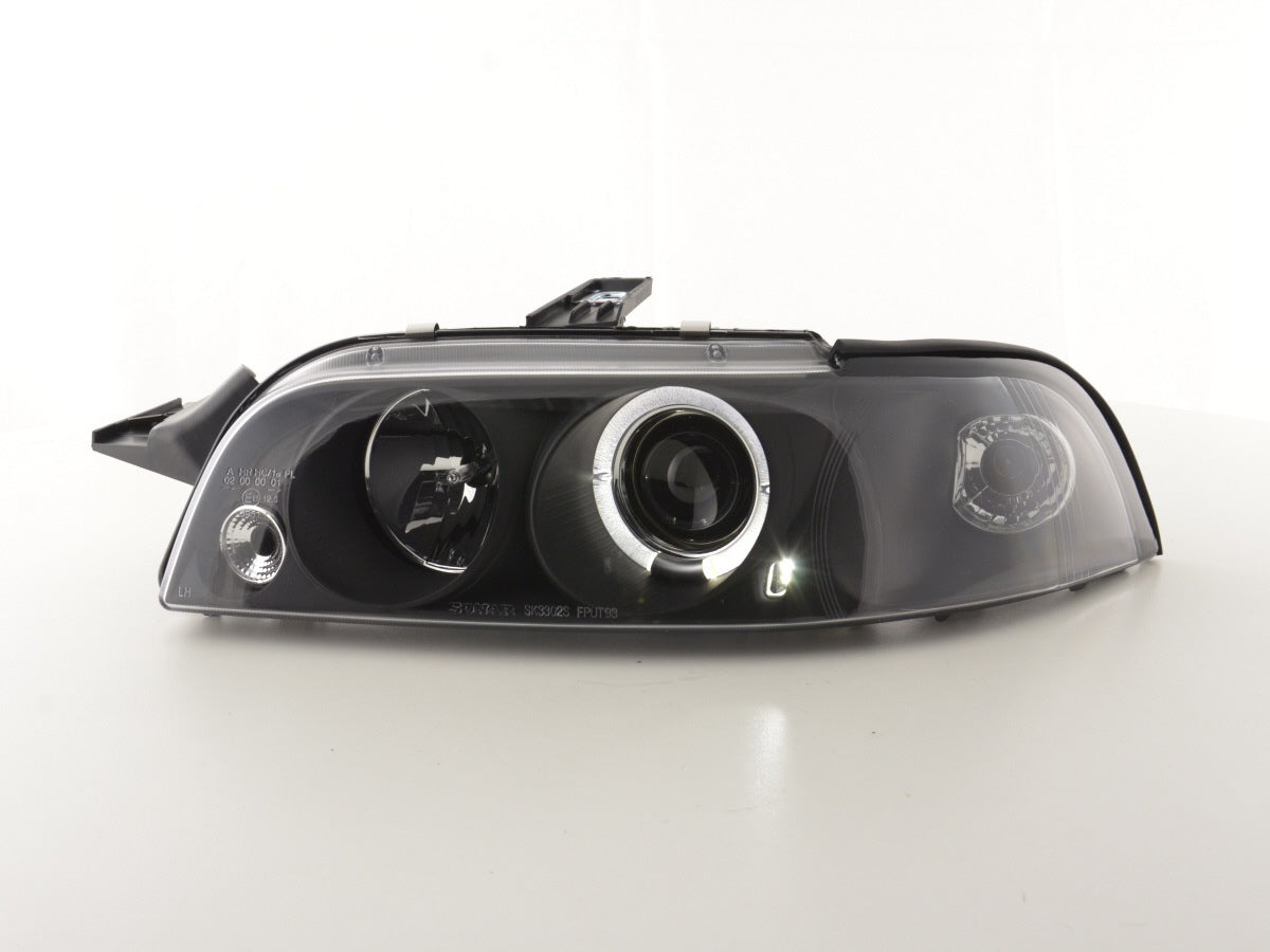 Headlight set Fiat Punto 1 Type 176 93-98 black