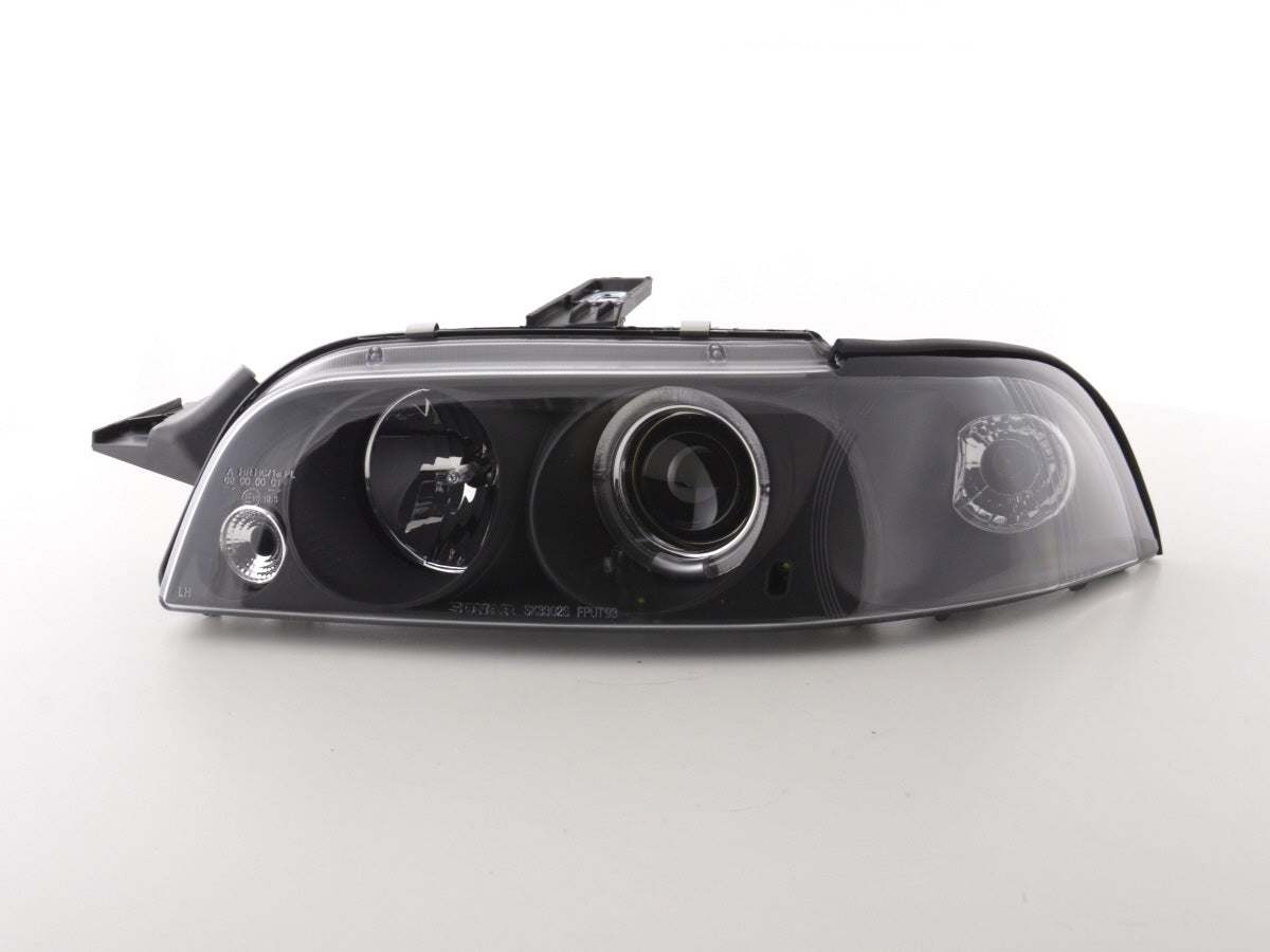 Headlight set Fiat Punto 1 Type 176 93-98 black