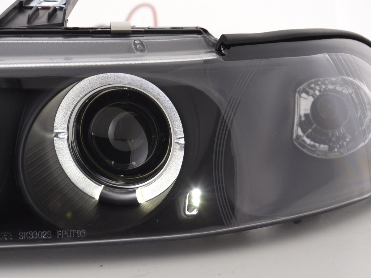 Headlight set Fiat Punto 1 Type 176 93-98 black