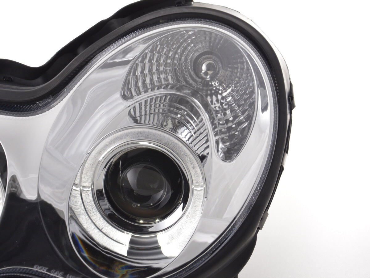 Headlight set Mercedes C-Class type W203 00-07 chrome