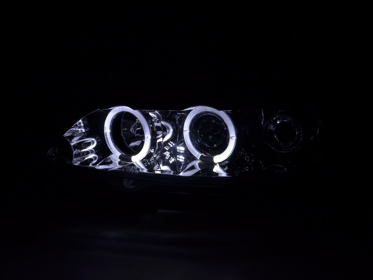 Headlight set Opel Astra G 98-03 chrome