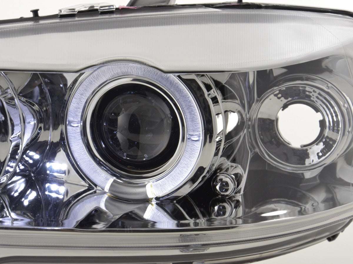 Headlight set Opel Astra G 98-03 chrome