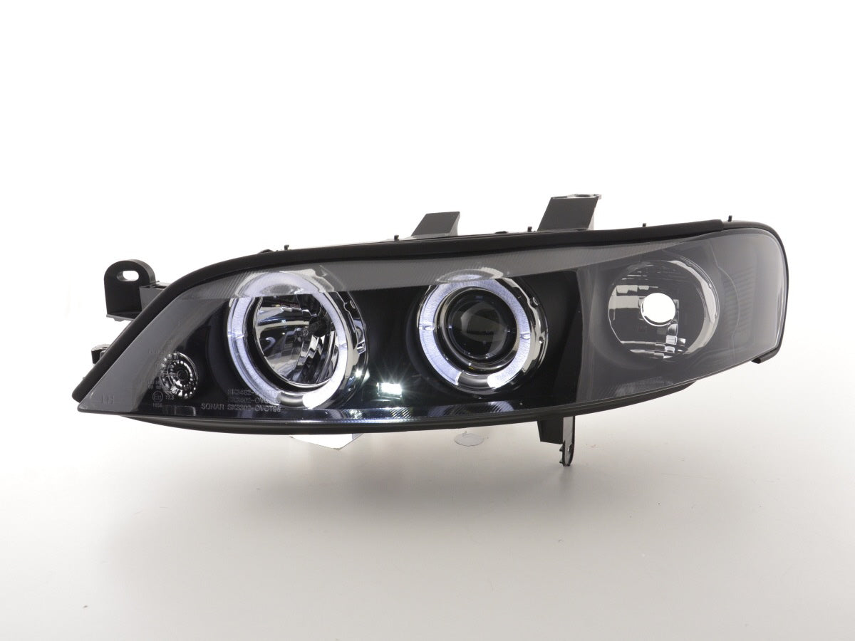 Headlight set Opel Vectra B 96-99 black