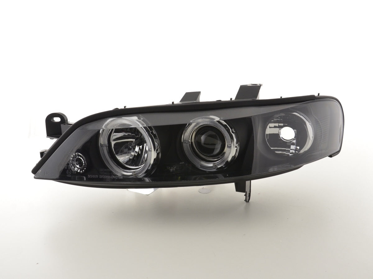 Headlight set Opel Vectra B 96-99 black