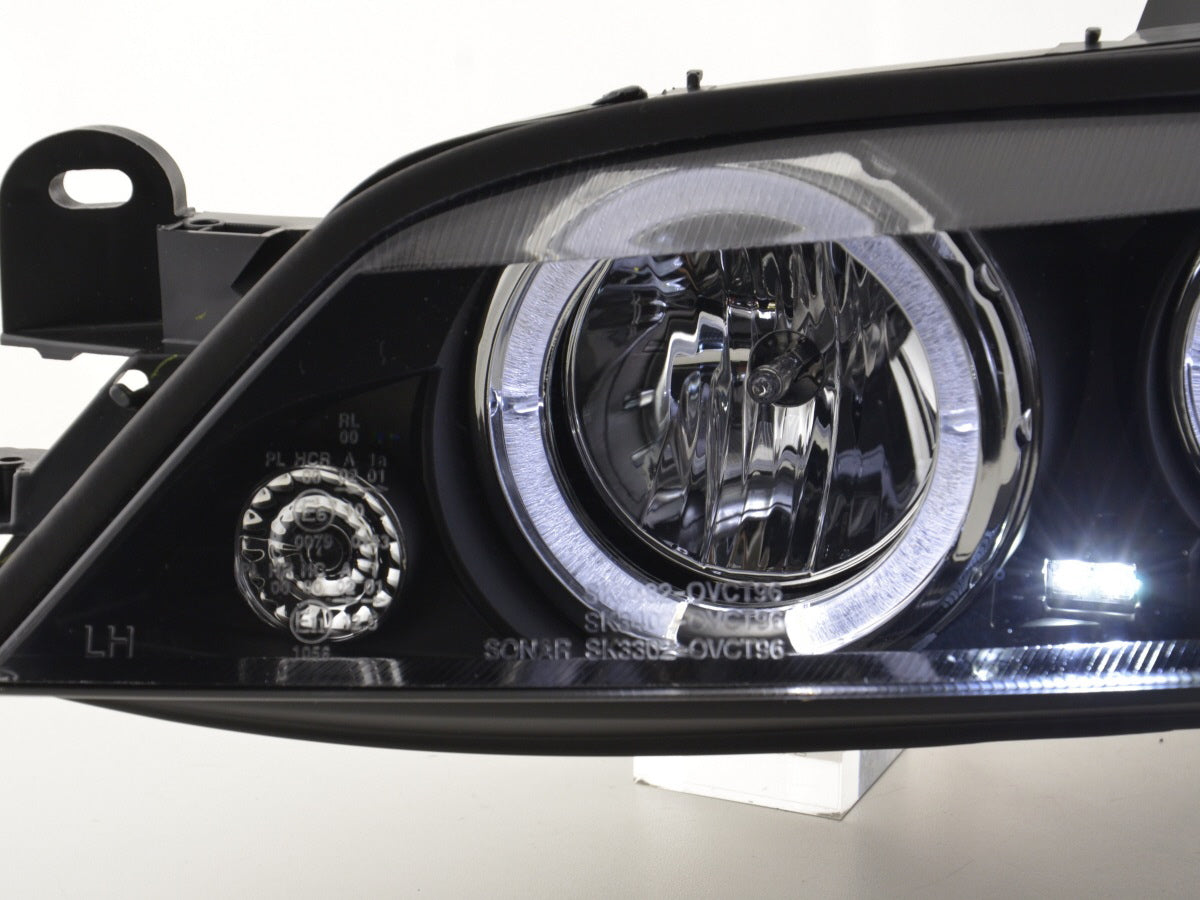 Headlight set Opel Vectra B 96-99 black