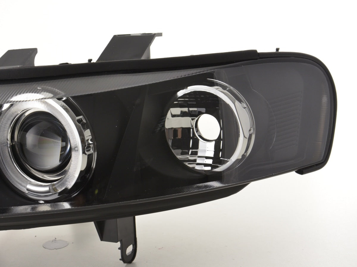 Headlight set Opel Vectra B 96-99 black