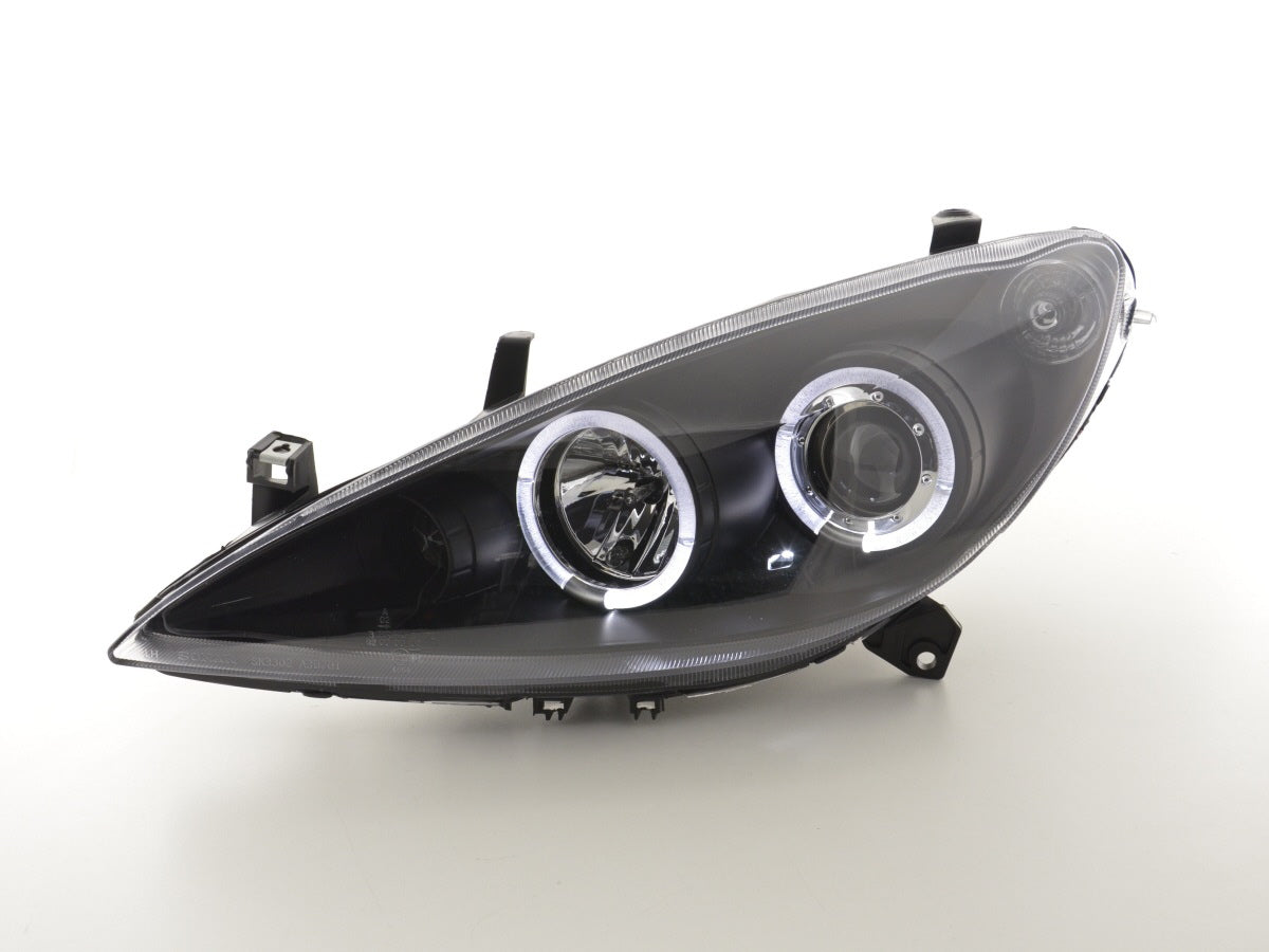 Scheinwerfer Set Peugeot 307  01-06 schwarz