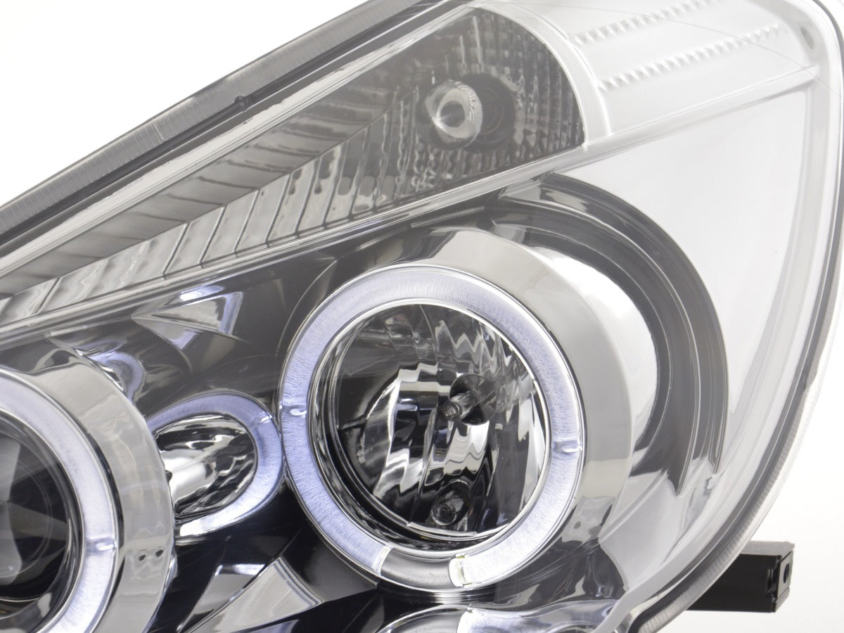 Scheinwerfer Set Renault Clio Typ R  05- chrom für Rechtslenker