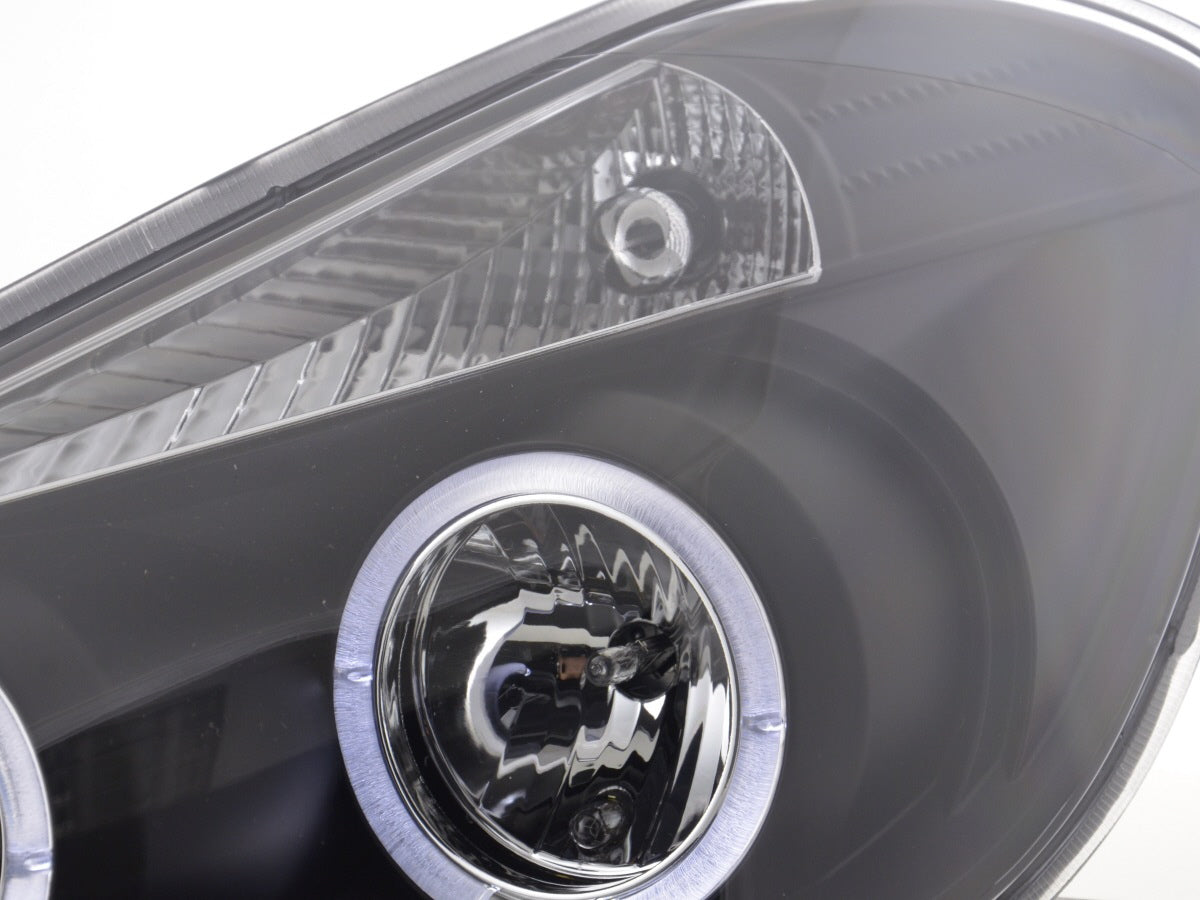 Scheinwerfer Set Renault Clio Typ R  05-08 schwarz (Nur für Rechtslenker)