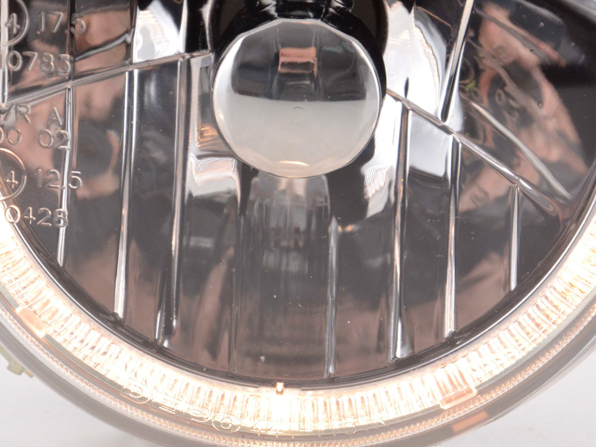 Headlight set Angel Eyes VW Golf 1 Type 17 74-83 chrome