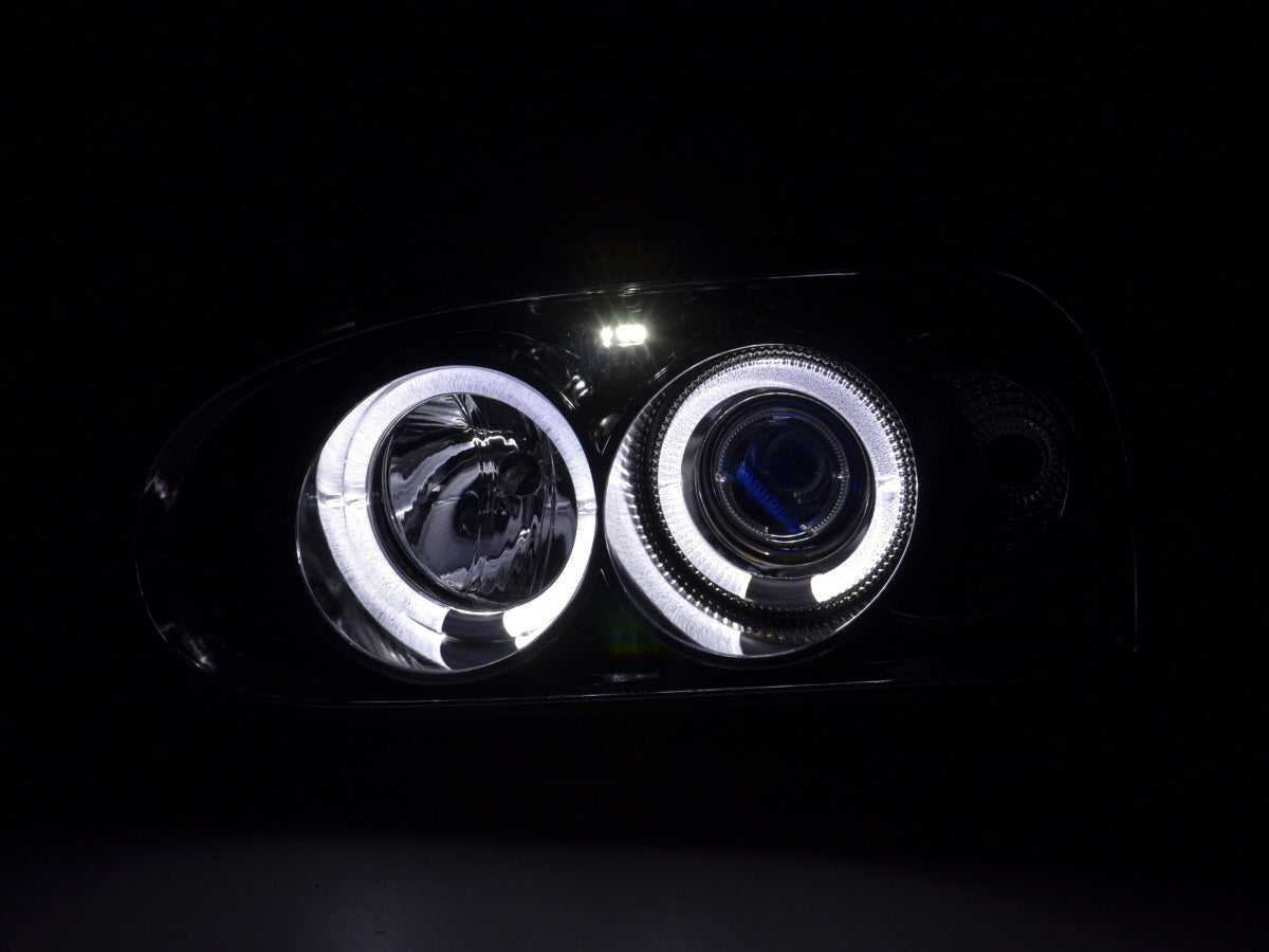 Headlight set VW Golf 3 type 1HXO 1 EXO 91-97 chrome