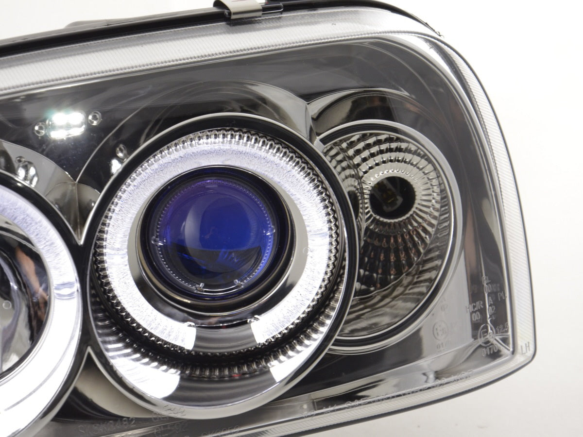 Headlight set VW Golf 3 type 1HXO 1 EXO 91-97 chrome
