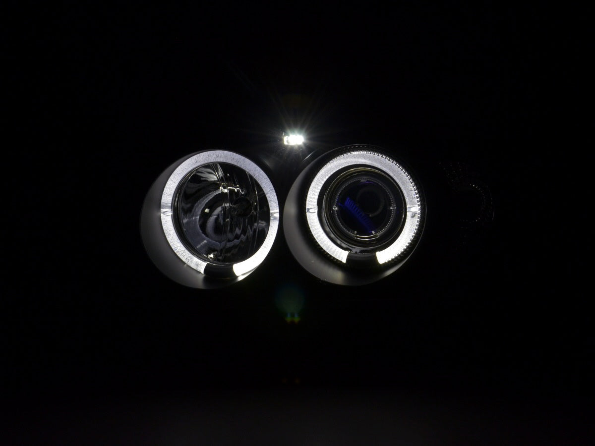 Headlight set VW Golf 3 type 1HXO 1 EXO 91-97 black