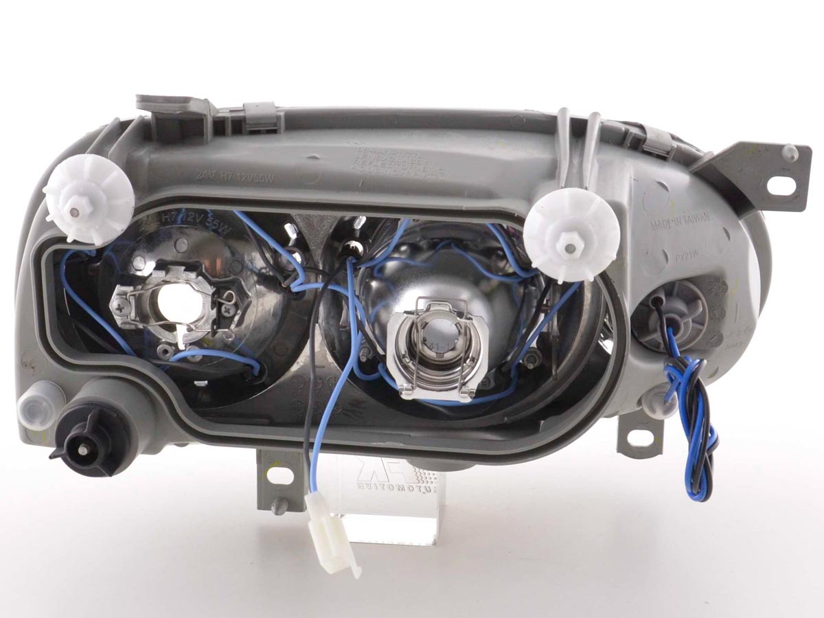 Headlight set Angel Eyes VW Golf 3 type 1HXO, 1 EXO 91-97 black