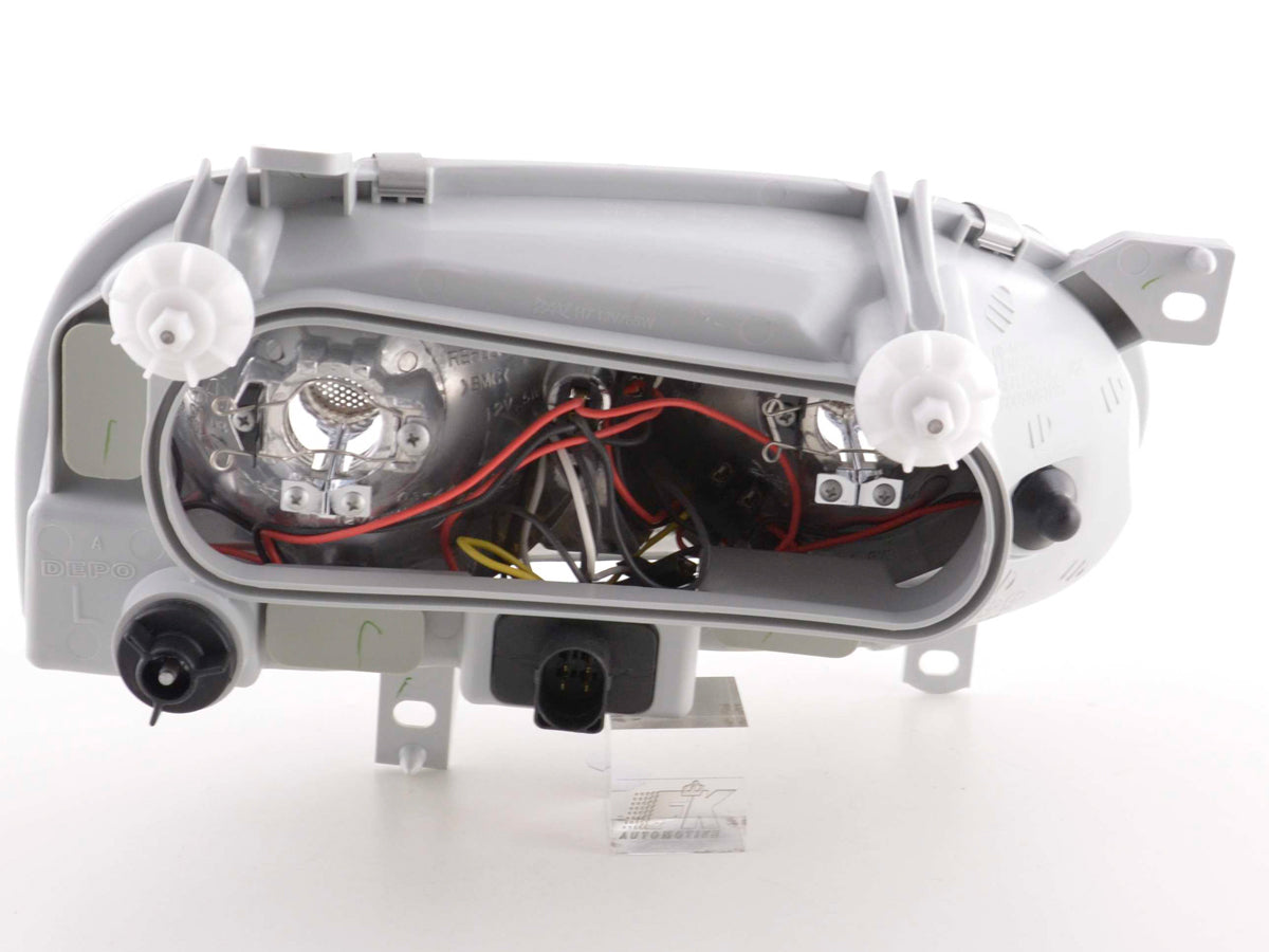 Headlight set Angel Eyes VW Golf 3 type 1HXO, 1 EXO 91-97 black