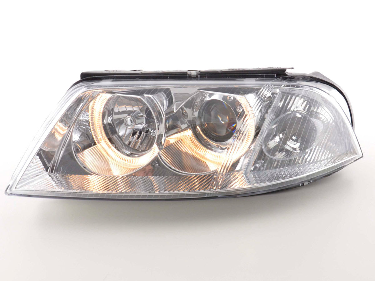Headlight set Angel Eyes VW Passat type 3BG 00-05 chrome