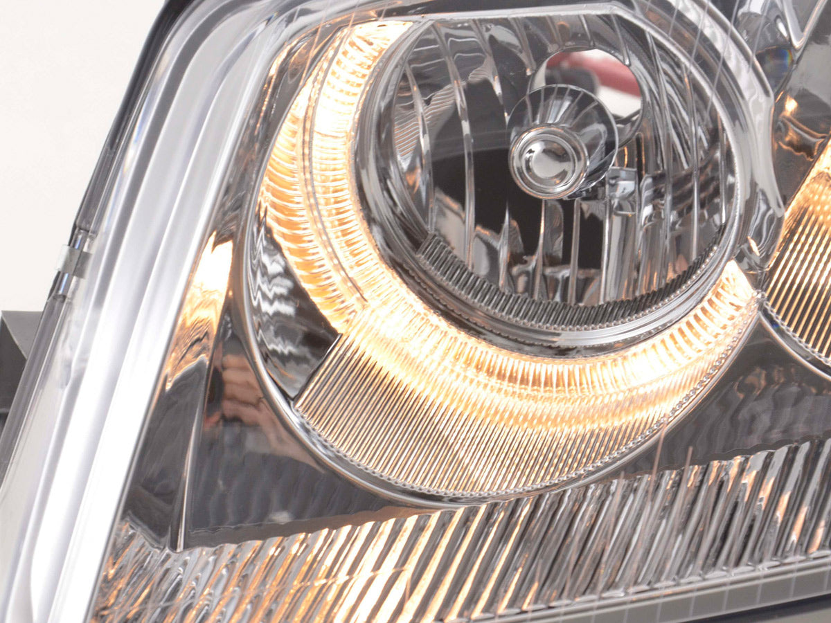Headlight set Angel Eyes VW Passat type 3BG 00-05 chrome
