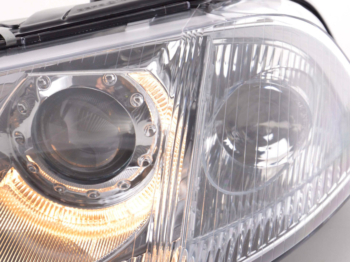 Headlight set Angel Eyes VW Passat type 3BG 00-05 chrome