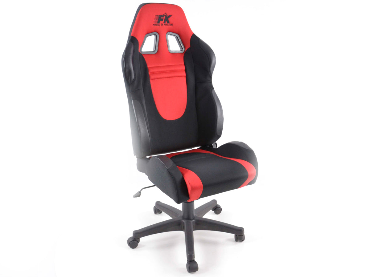 FK Sportsitz Bürodrehstuhl Racecar schwarz/grau Chefsessel Drehstuhl Bürostuhl