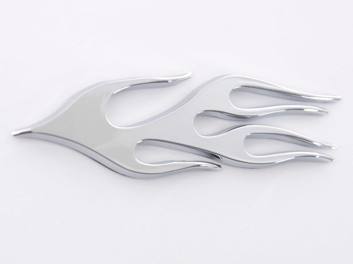 Aufkleber Chrom 3D Car Logo Motiv Shogun I 75x62 mm chrom