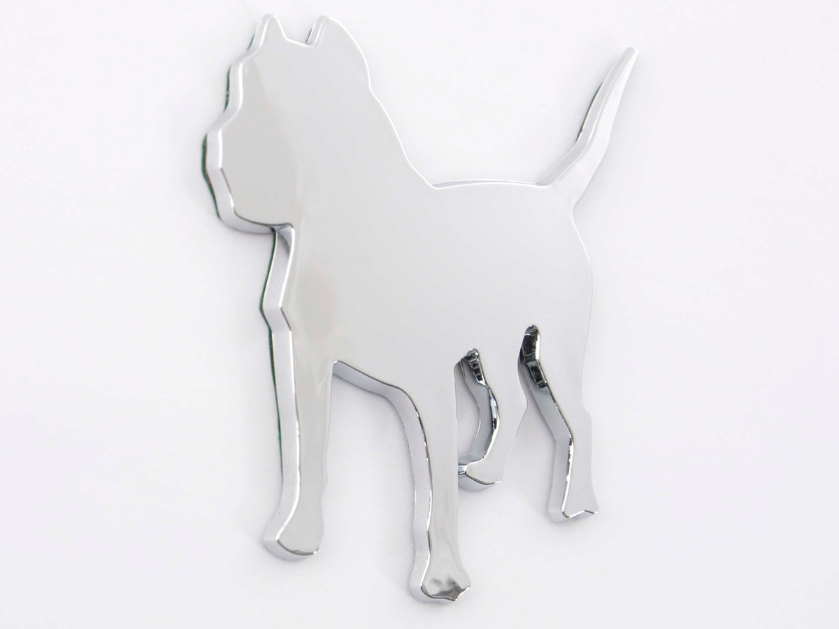 Aufkleber Chrom 3D Car Logo Motiv Tribal I 103x26 mm chrom