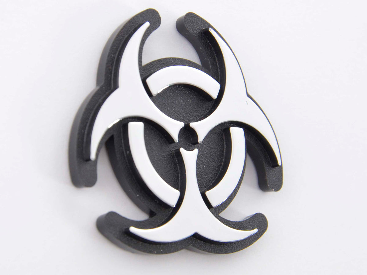 Sticker Chrome 3D Car Sticker 3D Motif Leafshape 70x98 mm chrome