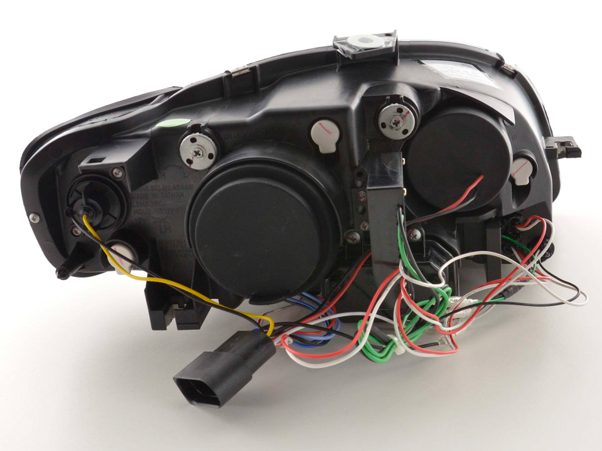 Scheinwerfer Set Daylight LED TFL-Optik Audi A4 Typ 8E  04-08 chrom