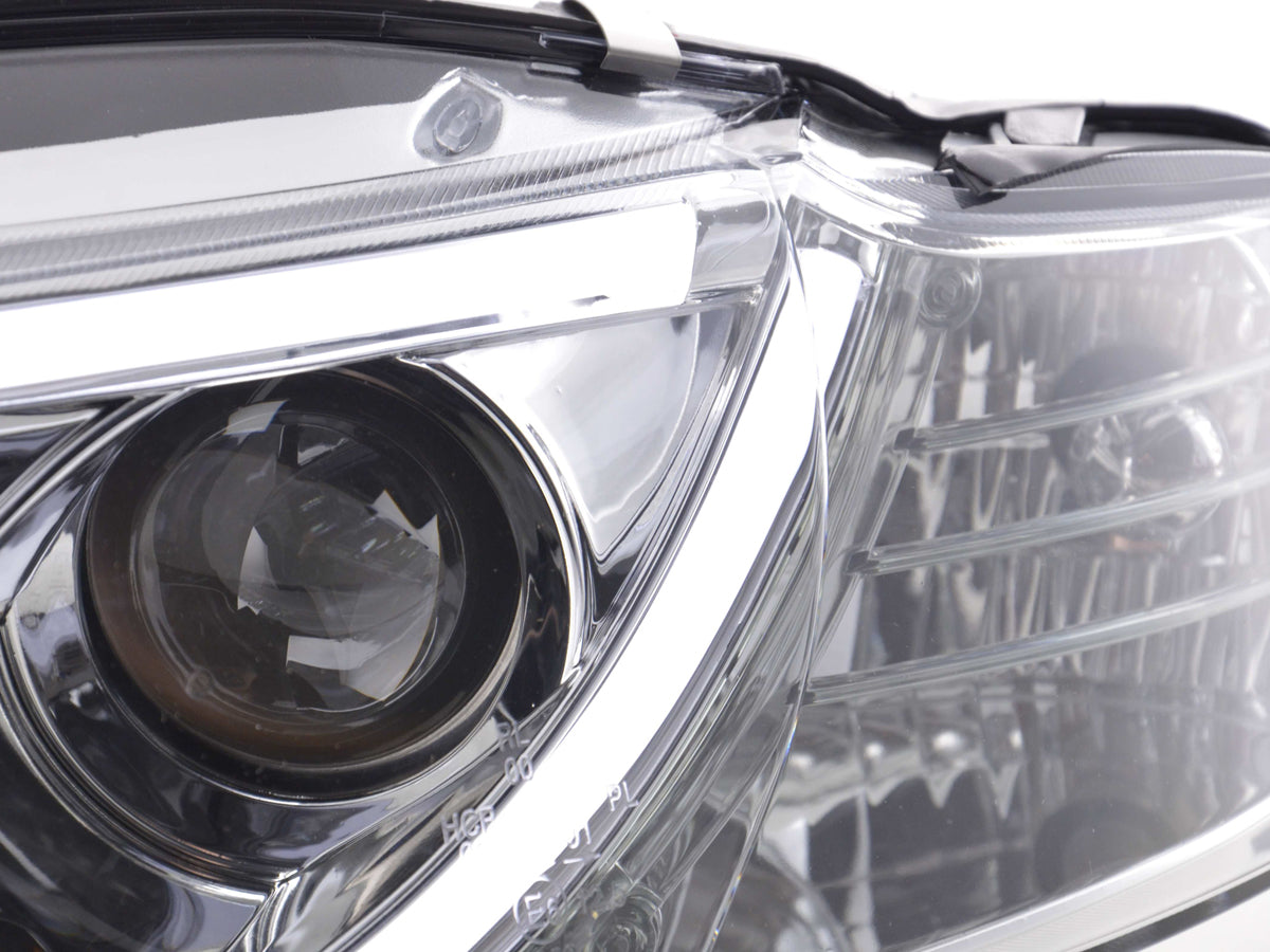 Scheinwerfer Set Daylight LED Tagfahrlicht Audi A4 Typ 8E  04-08 chrom