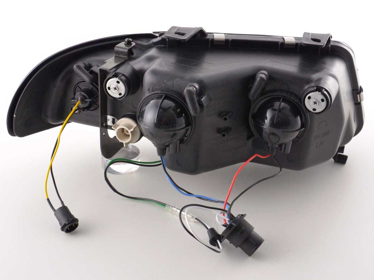 Scheinwerfer Set Daylight LED TFL-Optik Audi A4 Typ B5  95-99 schwarz