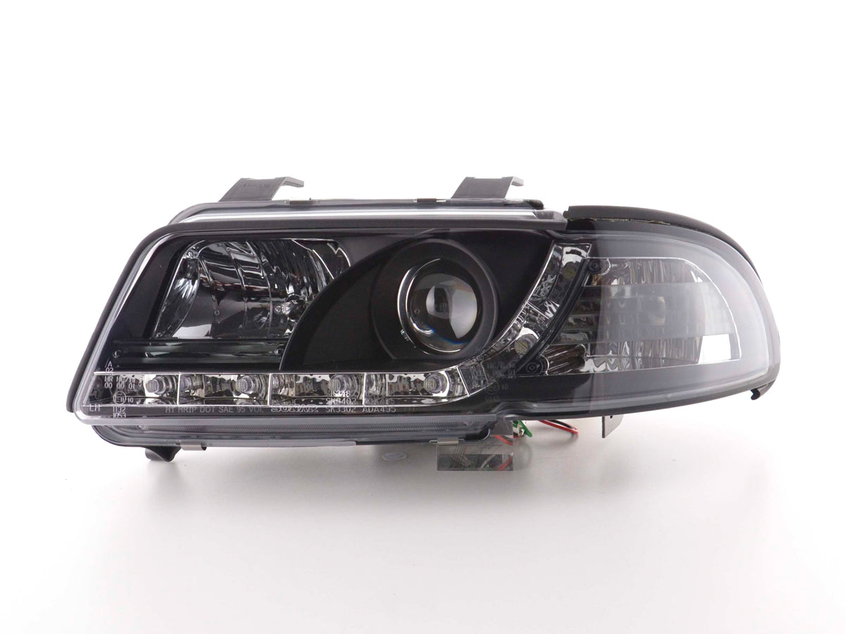 Scheinwerfer Set Daylight LED Tagfahrlicht Audi A4 B5 8D  99-01 chrom