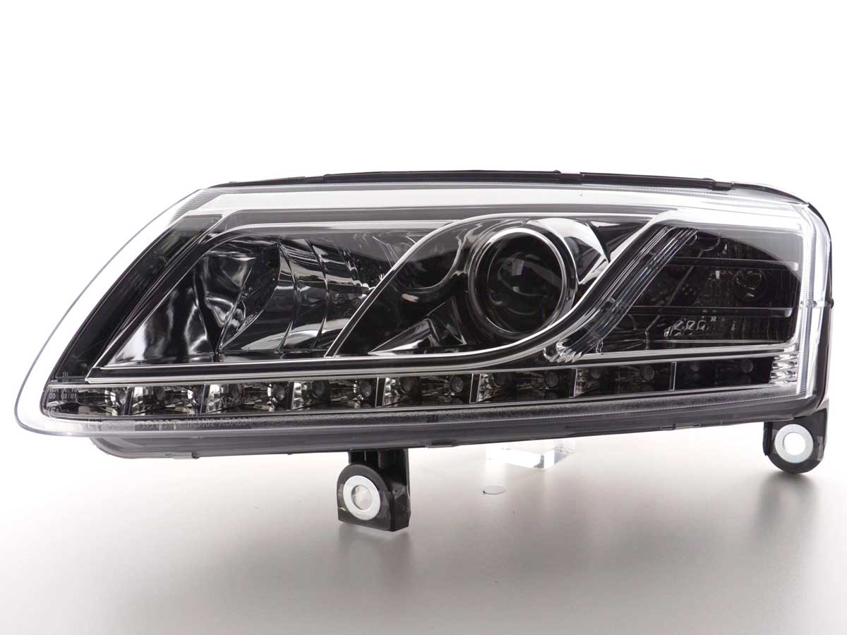 Scheinwerfer Set Daylight LED TFL-Optik Audi A4 Typ B5  95-99 chrom