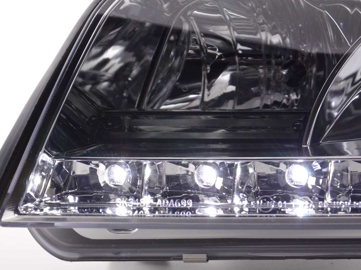 Scheinwerfer Set Daylight LED TFL-Optik Audi A6 Typ 4B  97-01 chrom