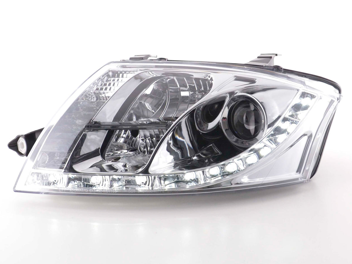 Scheinwerfer Set Daylight LED TFL-Optik BMW 3er Coupe, Cabrio Typ E36  92-98 schwarz