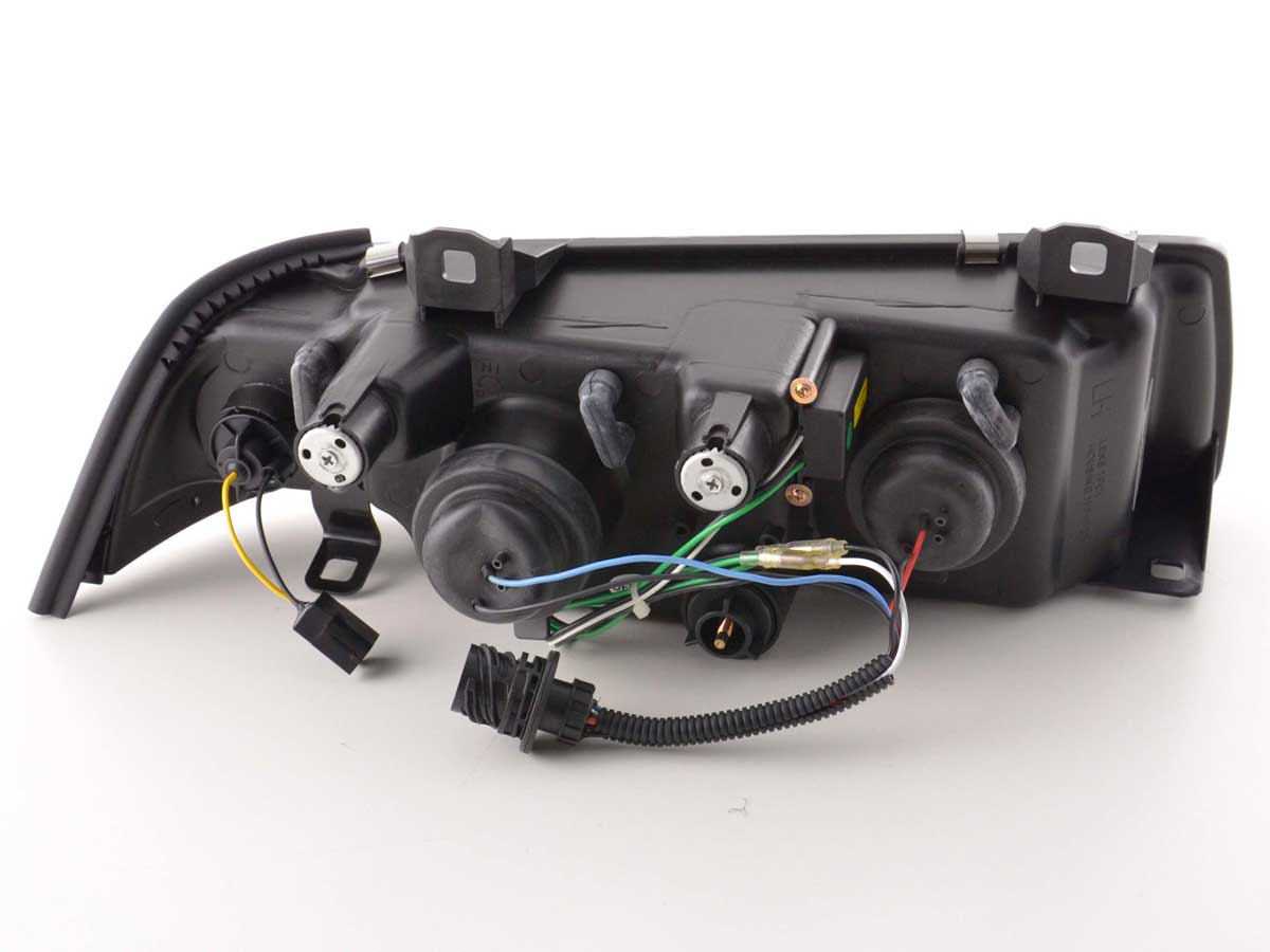 Scheinwerfer Set Daylight LED TFL-Optik BMW 3er Coupe, Cabrio Typ E36  92-98 chrom