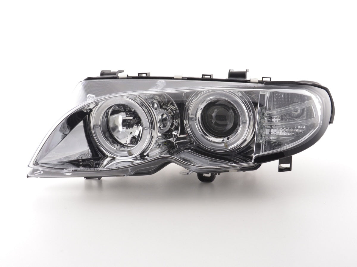 Headlight set BMW 3 Series E46 Limo/Touring 02-05 chrome