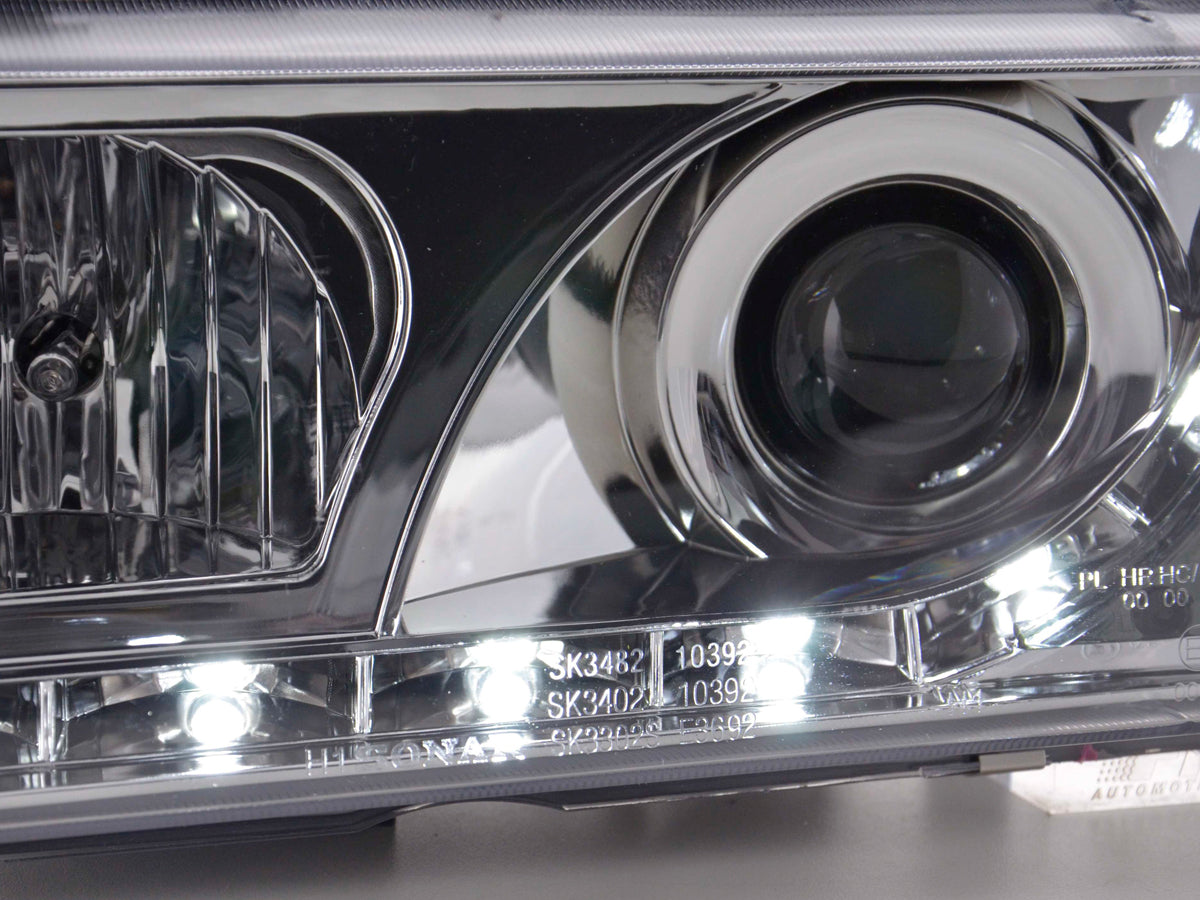 Scheinwerfer Set Daylight LED Tagfahrlicht BMW 3er E36 Coupe, Cabrio  92-99 chrom