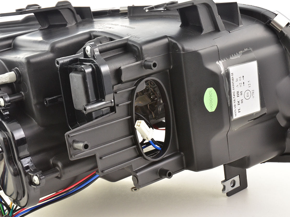 Scheinwerfer Set Xenon Daylight LED TFL-Optik BMW 3er E90/E91  05-08 chrom