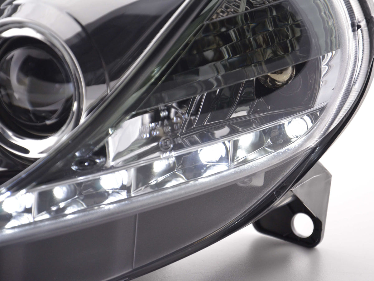 Scheinwerfer Set Daylight LED Tagfahrlicht Fiat Grande Punto 199  05-08 chrom