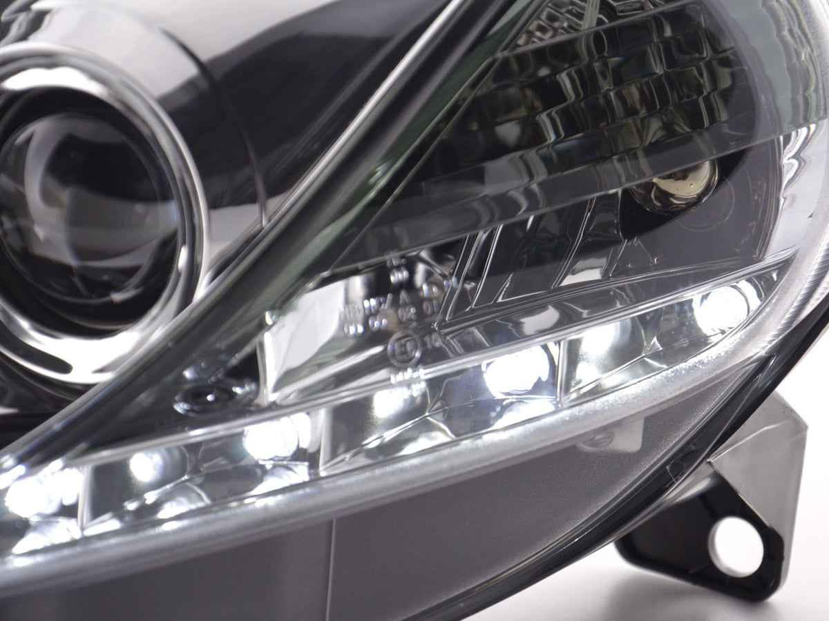 Scheinwerfer Set Daylight LED Tagfahrlicht Fiat Grande Punto 199 chrom