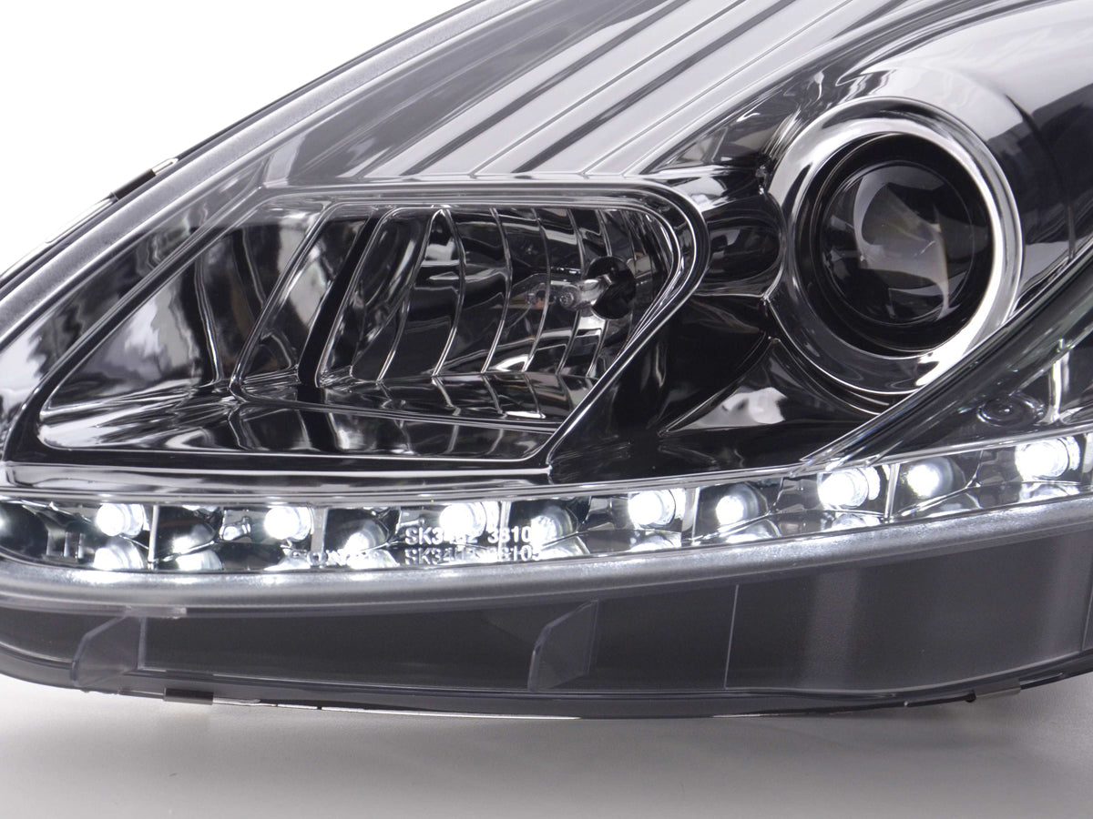 Scheinwerfer Set Daylight LED Tagfahrlicht Fiat Grande Punto 199 chrom