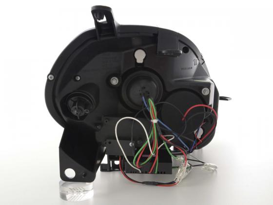 Scheinwerfer Set Daylight LED Tagfahrlicht Fiat Punto Evo  09- schwarz