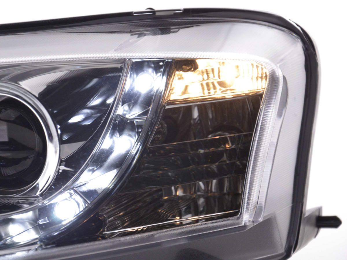 Scheinwerfer Set Daylight LED Tagfahrlicht Fiat Stilo  01-06 chrom