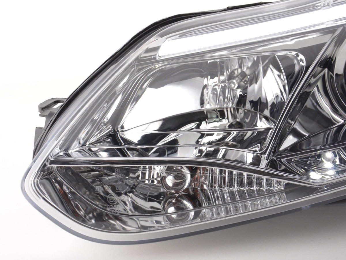 Scheinwerfer Set Daylight LED TFL-Optik Ford Focus 3  2010- chrom