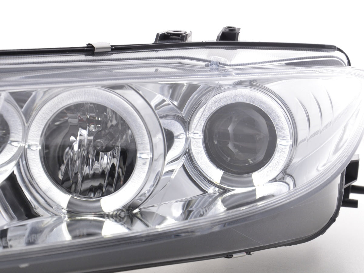 Headlight set Daylight LED DRL look Mazda 6 02-07 chrome