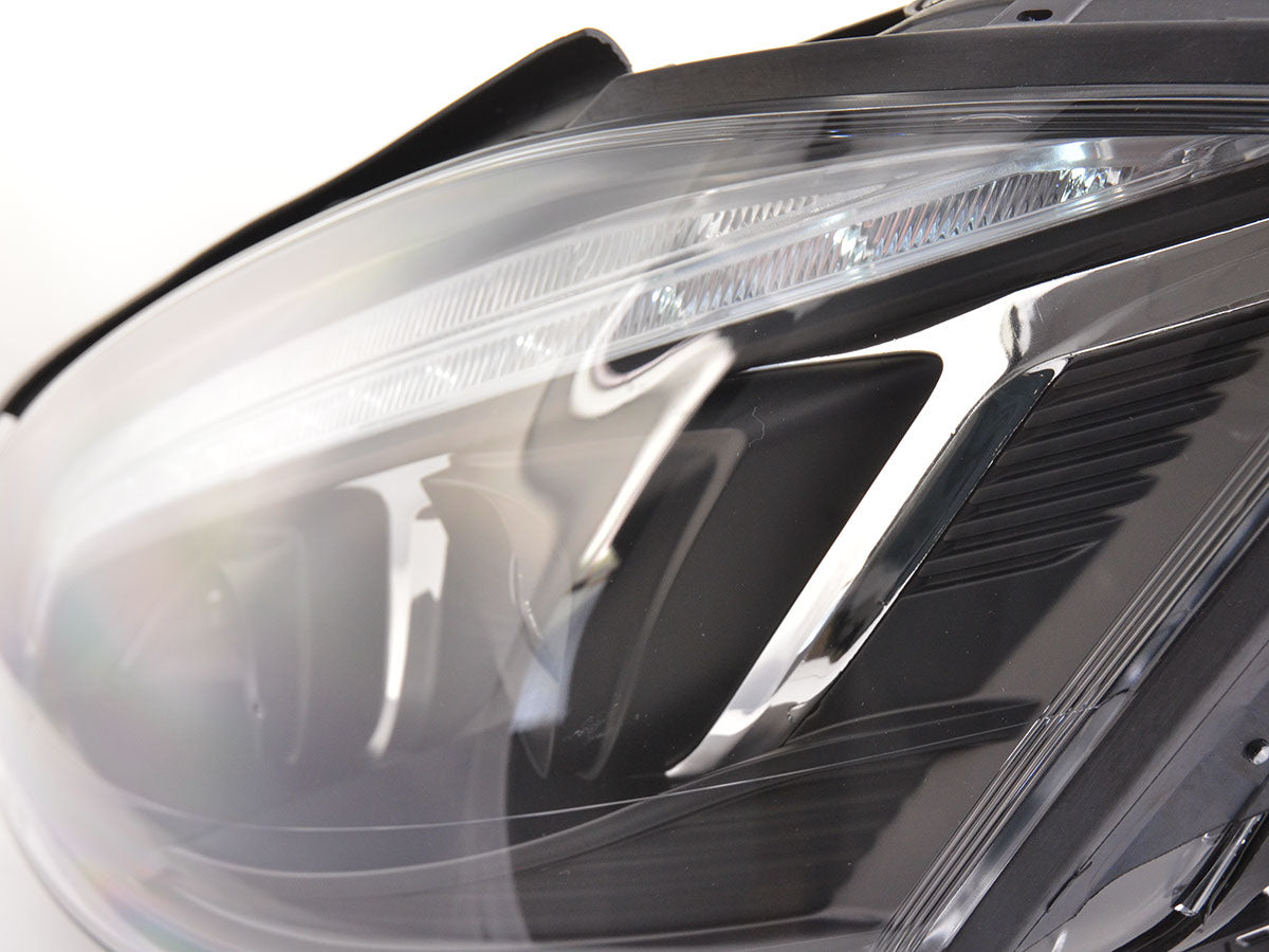 Headlight set Daylight LED DRL look Mercedes-Benz S-Class (221) 05-09 black