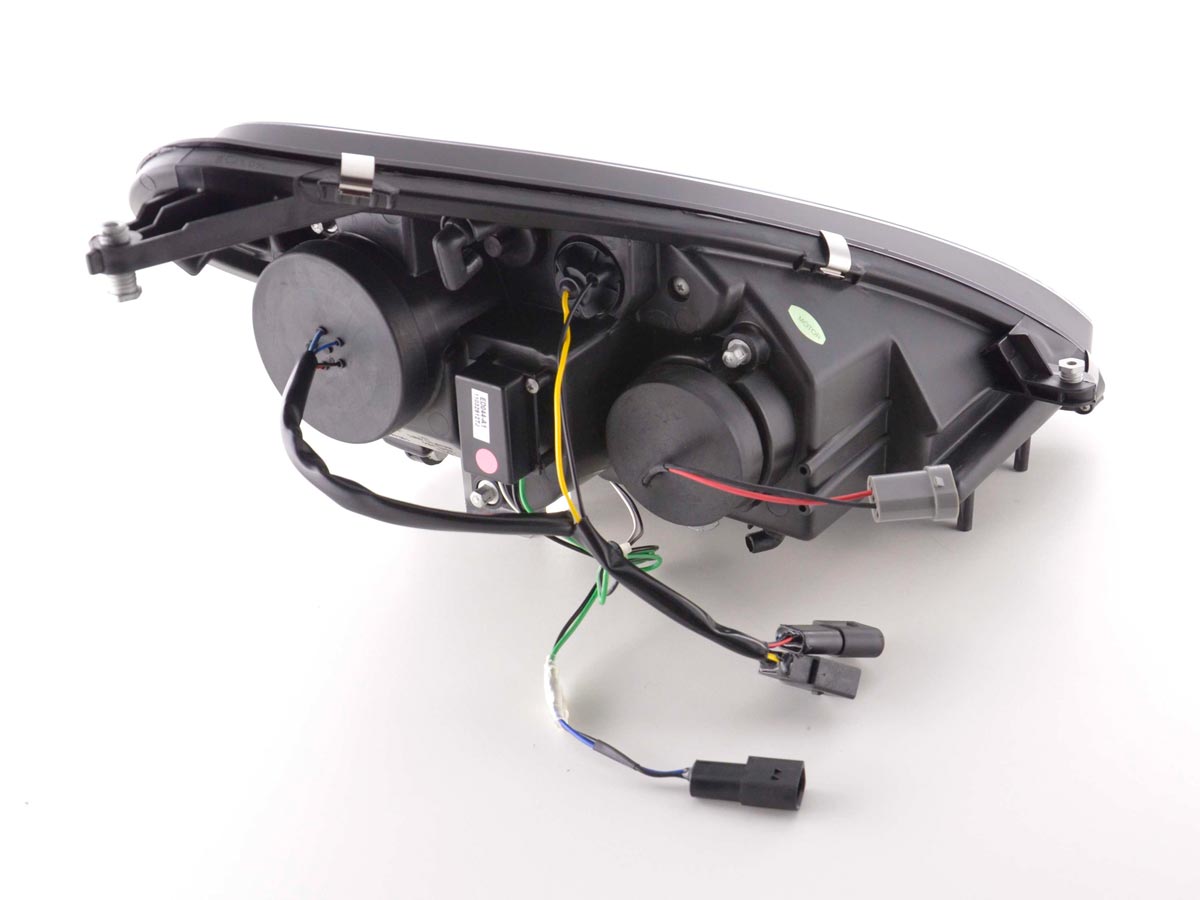 Headlight set Daylight LED DRL look Mercedes SLK 171 04-11 chrome